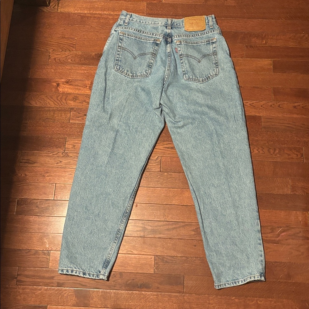Levi’s Classic Blue Denim Jeans Women’s Size: 12 Short Relaxed Fit - Picture 5 of 7